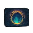 thumbnail image 1 of LNWH Magical Woods Pattern Laptop Sleeve, Notebook Computer Pocket Tablet Briefcase Carrying Bag, 10 inch Laptop Case, 1 of 8