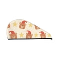 thumbnail image 1 of LNWH Microfiber Hair Drying Towel, Sleeping Bear Cute Stars Pattern Hair Dry Wrap with Button Anti Frizz Soft Bath Shower Cap Head Towel for Girls Women, 1 of 8