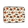 thumbnail image 1 of LNWH Orange Skull Bat Bones Pattern Laptop Sleeve, Notebook Computer Pocket Tablet Briefcase Carrying Bag, 12 inch Laptop Case, 1 of 8