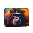 thumbnail image 1 of LNWH Paint Splash Art Monkey Animals Pattern Laptop Sleeve, Notebook Computer Pocket Tablet Briefcase Carrying Bag, 13 inch Laptop Case, 1 of 8