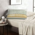 thumbnail image 1 of LNWH Rectangle Pillow Cover, Simple Orange Green Stripe Cushion Covers Pillowcase for Couch Bedroom Sofa, 20"x30", 1 of 7