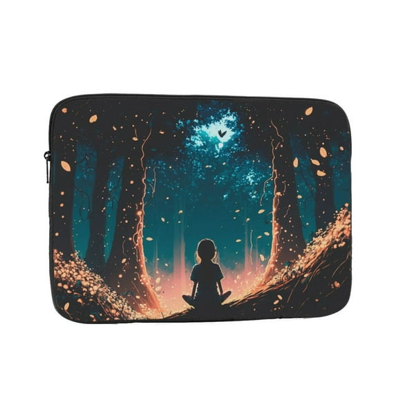LNWH Retro Abstract Landscape Pattern Laptop Sleeve, Notebook Computer Pocket Tablet Briefcase Carrying Bag, 12 inch Laptop Case