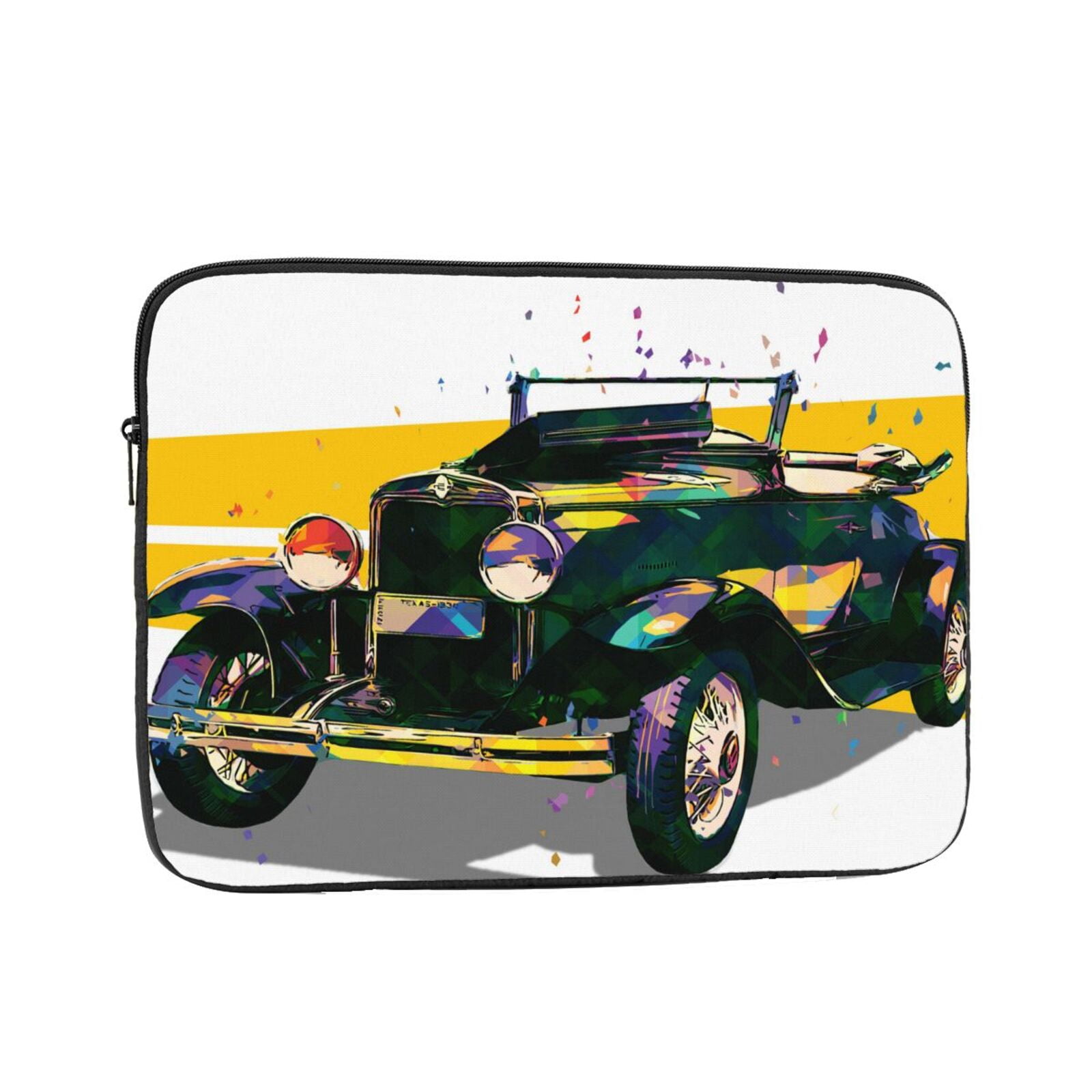 LNWH Retro Car Creativity Pattern Laptop Sleeve, Notebook Computer ...
