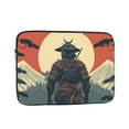 thumbnail image 1 of LNWH Samurai Sunset Pattern Laptop Sleeve, Notebook Computer Pocket Tablet Briefcase Carrying Bag, 10 inch Laptop Case, 1 of 8