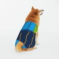 thumbnail image 1 of LNWH Striped Triangle Abstract Pattern Dog Clothes, Breathable Warm Cotton Pet Clothes 3X-Large, 1 of 8