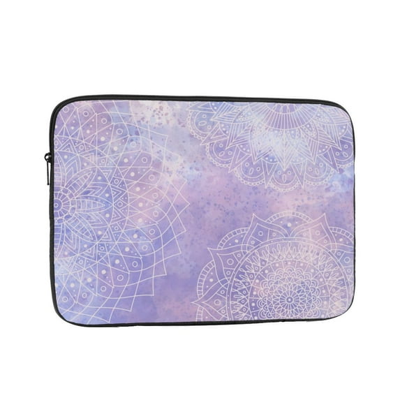 LNWH Watercolor Mandalas Pattern Laptop Sleeve, Notebook Computer Pocket Tablet Briefcase Carrying Bag, 12 inch Laptop Case