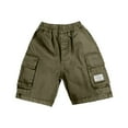 thumbnail image 1 of LNWUY (4-14 Years) Children's Trendy Shorts for Older Children, Summer Workwear, Loose Comfy Shorts for Boys, Spring and Summer &green 14Y, 1 of 5