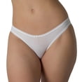 thumbnail image 1 of LNWUY Bikini Underwear for Women Low-Rise Breathable Light Panties Lace High Elastic Triangle Shorts Quick-Drying White M, 1 of 5