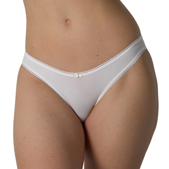 LNWUY Bikini Underwear for Women Low-Rise Breathable Light Panties Lace High Elastic Triangle Shorts Quick-Drying White M