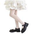 thumbnail image 1 of LNWUY Girls Lace Tights Kids Leggings Breathable Stockings Mesh Pantyhose Stockings Hollow Dance Pantyhose Beige 5 Years, 1 of 5