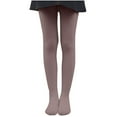 thumbnail image 1 of LNWUY Girls Pantyhose Dance Botton Long Pants Spring Fall Thin Stockings Velvet High Elastic Soft Cute Full Length Pants Tights Socks Brown XL, 1 of 4