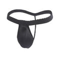thumbnail image 1 of LNWUY Jockstraps for Men Thong Underwear Dual Pouch Jock Strap Breathable Athletic Underpants Black Free Size, 1 of 4