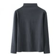 thumbnail image 1 of LNWUY (M-5XL)Big and Tall Men's Basic Turtleneck Knit Sweater Loose Fit Solid Color Long Sleeve Pullover Casual Sweaters Spring Autumn Tops Dark Gray XXXL, 1 of 6