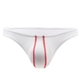 thumbnail image 1 of LNWUY Men Ice Silk Thong Bikini Low Rise Slim Fit Briefs Soft Breathable Comfortable Underwear White XL, 1 of 3