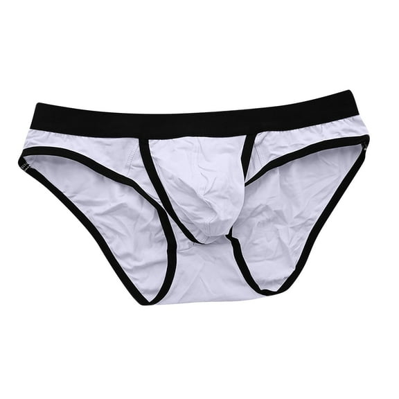 LNWUY Men Jockstraps Cotton Mesh Breathable Men Underwear Briefs Thongs Lightweight Comfortable Underwear White XXL