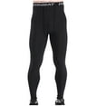 thumbnail image 1 of LNWUY Men's Compression Pants Athletic Tight,Leggings Base Layer Bottoms for Running Workout Sports Yoga Basketball Pants Black L, 1 of 6