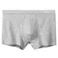 thumbnail image 1 of LNWUY Men's Cotton Underwear Lightweight Breathable Boxer Briefs Comfortable Soft Moisture-Wicking Underpants Boxers Gray XXXL, 1 of 3