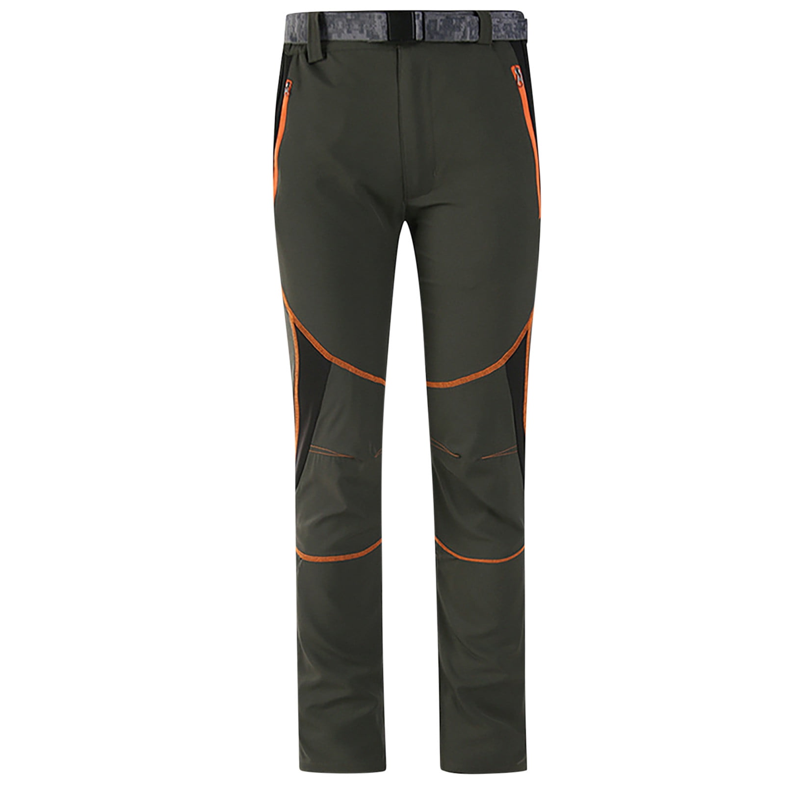 LNWUY Men's Snow Ski Hiking Pants Waterproof Winter Fleece Lined Pants ...