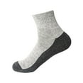 thumbnail image 1 of LNWUY Mens Ankle Socks Athletic Cushioned Breathable Low Cut Tab With Arch Support Sports Socks Gray Free Size, 1 of 2