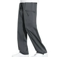 thumbnail image 1 of LNWUY Mens Casual Daily Outdoor Beach Lightweight Breathable Pants Fashion Summer Quick Dry Athletic Pants Drawstring Loose Comfy Lounge Pants Dark Gray L, 1 of 7