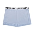 thumbnail image 1 of LNWUY Mid-Rise Boxer Shorts for Women High Elastic Breathable Comfortable Not Rolled Edge Ladies Panties Blue S, 1 of 6