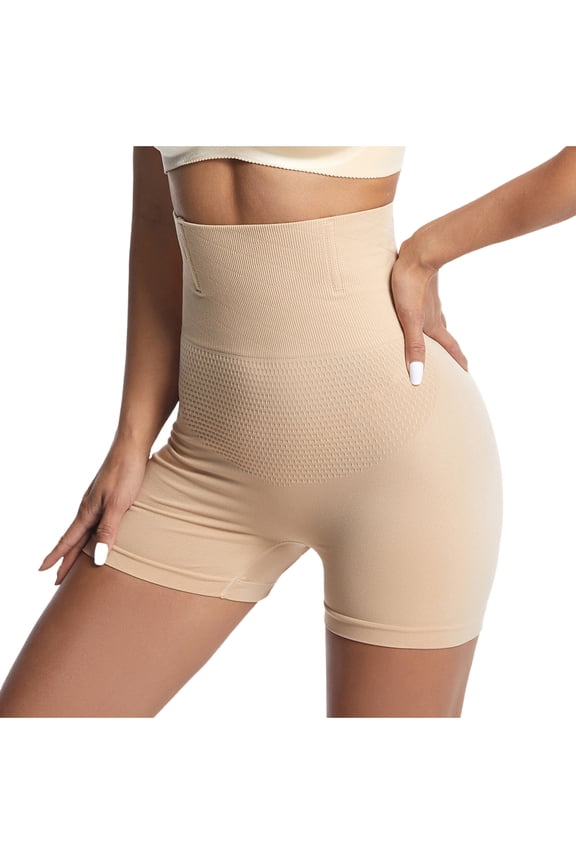 Shapewear Tummy Control Underwear for Women Seamless Shaping High Waisted Panties Slimming Soft Breathable Panty Yellow XL