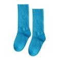 thumbnail image 1 of LNWUY Toddler Kids Thickened Warm Long Tube Socks Girls Boys Baseball Socks Knee High Cotton Socks Blue 9-12Years, 1 of 2