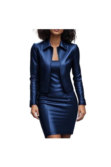 Woman Leather Suit