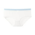 thumbnail image 1 of LNWUY Women's Pure Cotton Briefs Solid Color Mid Waist Underwear Women Soft Breathable Comfort Panties Blue M, 1 of 2
