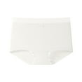 thumbnail image 1 of LNWUY Women's Pure Cotton Briefs Solid Color Mid Waist Underwear Women Soft Breathable Comfort Panties White M, 1 of 2
