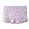 thumbnail image 1 of LNWUY Women's Solid Color Soft High Waisted Underwear Boxer Briefs Breathable Cute Printed Underwear Purple L, 1 of 8