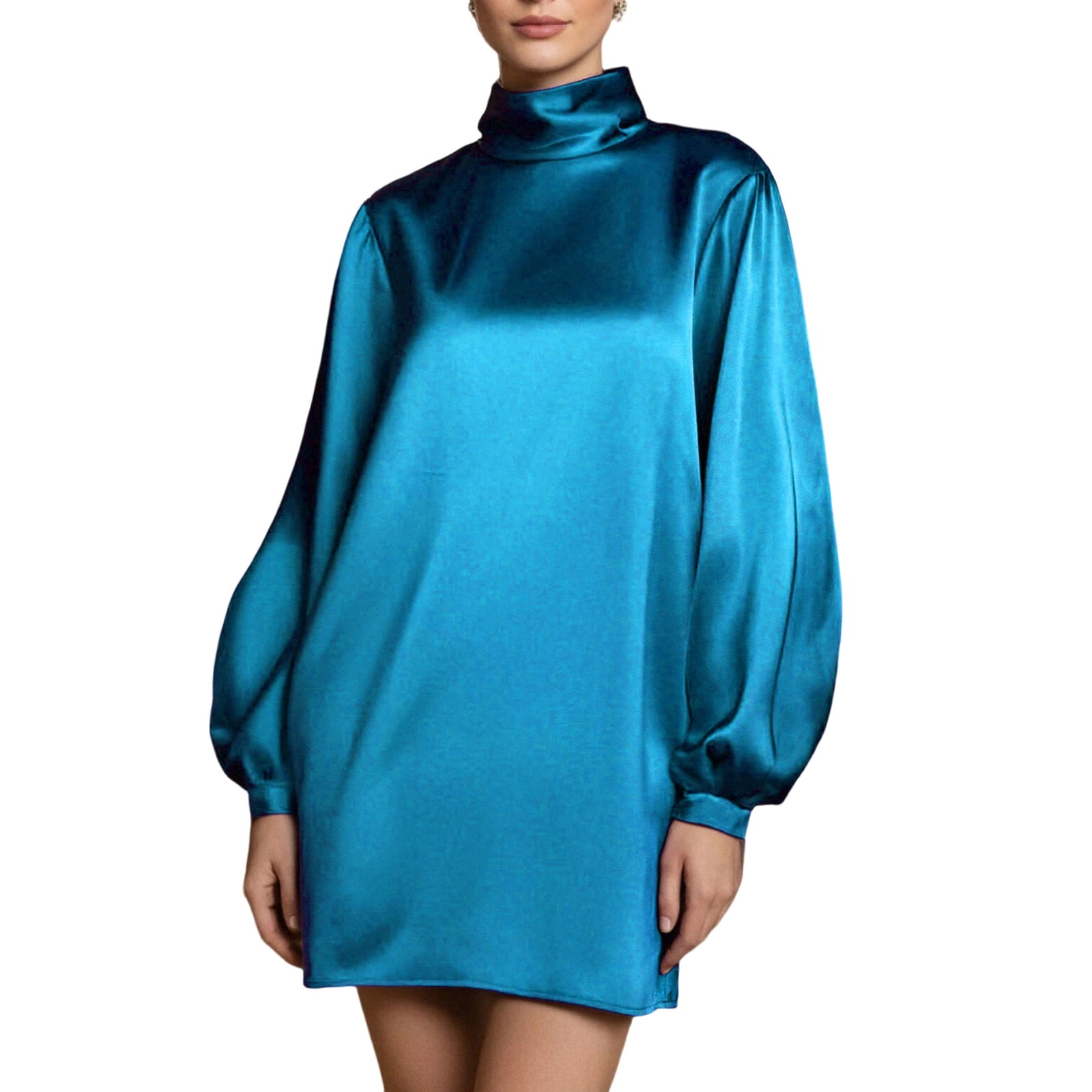 loose off shoulder dress Roman Off The Shoulder Mini Dress | Off The Shoulder Satin Mini Dress