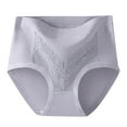 thumbnail image 1 of LNWUY Womens Cute Lace Printed Panties Underwear Soft Breathable Comfortable High Waist Cotton Panty Silver XXXL, 1 of 6
