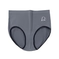 thumbnail image 1 of LNWUY Womens High Waisted Underwear High-Cut Soft Stretch Briefs Ladies Cheeky Bikini Panties Gray XL, 1 of 3