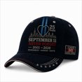 thumbnail image 1 of LNZGNM 9/11 Baseball Caps for Men Women Never Forget Embroidered 25 Years September 11 Never Forget Lightweight Comfortable Headwear,Orange(One Size), 1 of 2