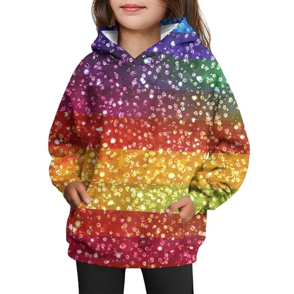 LNZGNM Carnival Hooded Sweatshirts for Girl 11-12Y Cozy Fancy Masks Hoodie Fashion Long Sleeve with Pockets Tops Tie Dye Spring Outfit for Party, Light Purple, 11-12Y