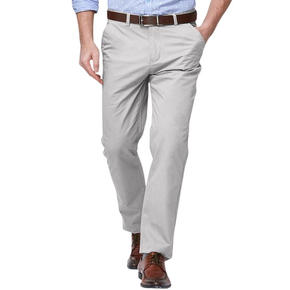 LNZGNM Men's Slim Fit Dress Pants Pleated Straight Leg Dress Pant Casual Belt Suit Pants Classic Work Pants Formal Suit Trousers, White 31