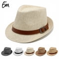 thumbnail image 1 of LNZGNM Men's Sun Hat, Wide Brim Sun Protection, Breathable and Cool for Beach Days, Gardening, and Summer Outings, Simple to Care for,Khaki(One Size), 1 of 3