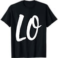 thumbnail image 1 of LO VE Love Matching Couple Husband Wife Valentine's Day Gift T-Shirt, 1 of 5