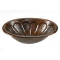 thumbnail image 1 of LO19RSBDB Sunburst Self Rimming Hammered Copper Sink, 1 of 3