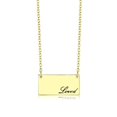 thumbnail image 1 of LO4699-16Plus3 Women Flash Gold Brass Necklace with Top Grade Crystal in Clear - 16 & 3 in., 1 of 1