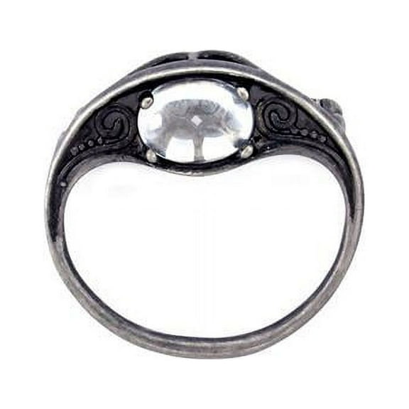 Antique Tone Brass Brooches with Synthetic Acrylic in Clear for Women Clear Stone Color Style LOA1310