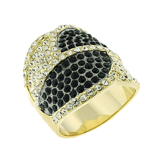 Ring Top GRD Crystal Multi LOA607 for Women Style Brush