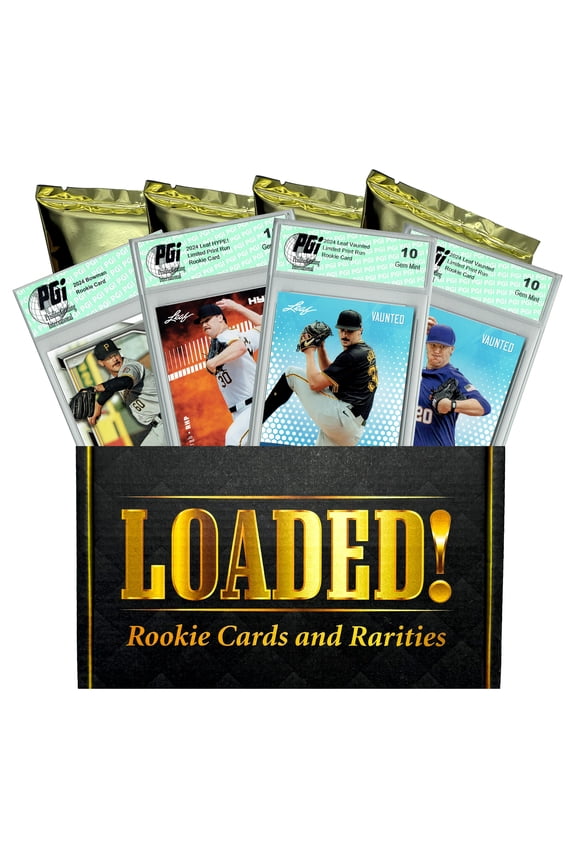 All Paul Skenes Baseball Collector's Box: 4 PGI 10 Rookie Cards Leaf HYPE, Vaunted, Topps Now, Bowman, Chrome & More Pittsburgh