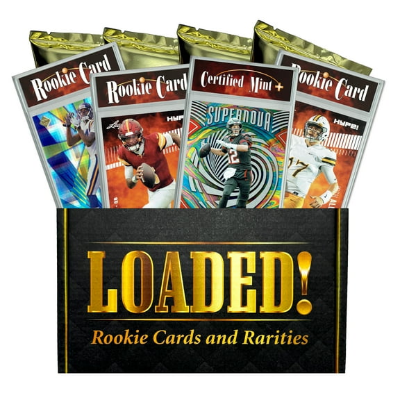 LOADED! Football Collector's Box: 4 Certified Mint+ Rookie Cards & Rarities - Jayden Daniels, Josh Allen, Joe Burrow, Travis Hunter, Bo Nix & More