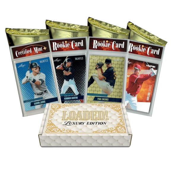 LOADED! LUX Baseball Limited Edition Collector's Box: 4 Certified Mint+ Leaf Rookie Cards & Rarities - Konnor Griffin, Aaron Judge, Paul Skenes, Shohei Ohtani & More