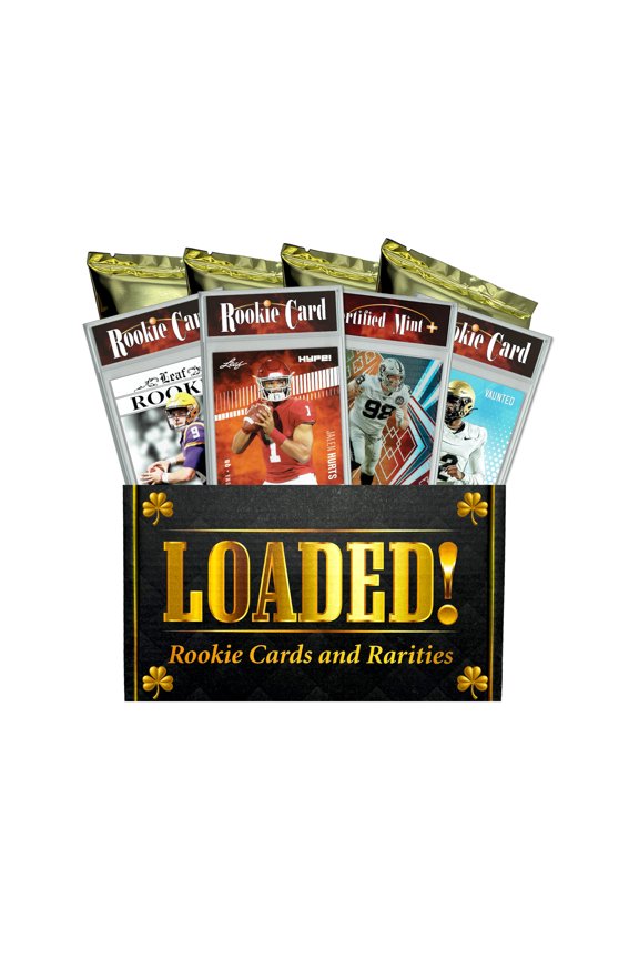 Lucky Football Collector's Box: 4 Certified Mint Rookie & Star Cards - Joe Burrow, Jayden Daniels, Josh Allen, Travis Hunter & More