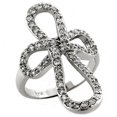 thumbnail image 1 of Rhodium 925 Sterling Silver Ring with AAA Grade CZ in Clear for Women Style LOAS1035, 1 of 1