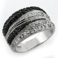 thumbnail image 1 of Rhodium + Ruthenium 925 Sterling Silver Ring with AAA Grade CZ in Multi Color for Women Style LOAS1095, 1 of 1