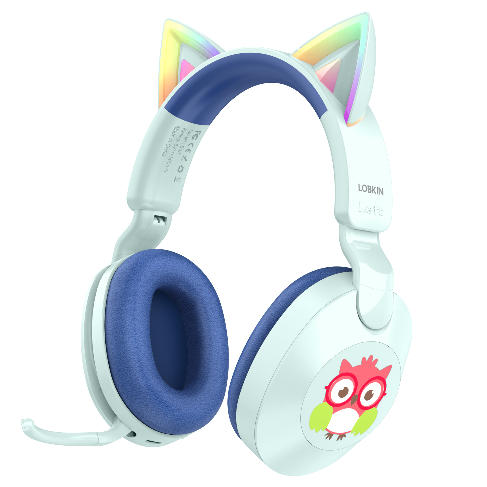 LOBKIN Cuffie Babini, Cuffie Over-Ear Bluetooth per Babini con Borsa